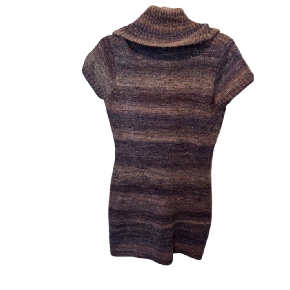 Ronni Nicole Striped Turtleneck Sweater Dress Medium - Picture 3 of 7